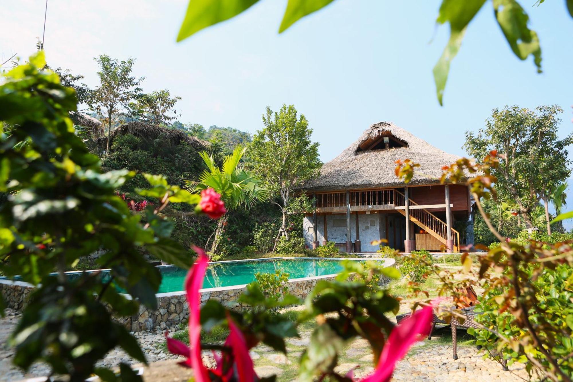 Tvpalm Ecolodge Ha Giang Exteriör bild